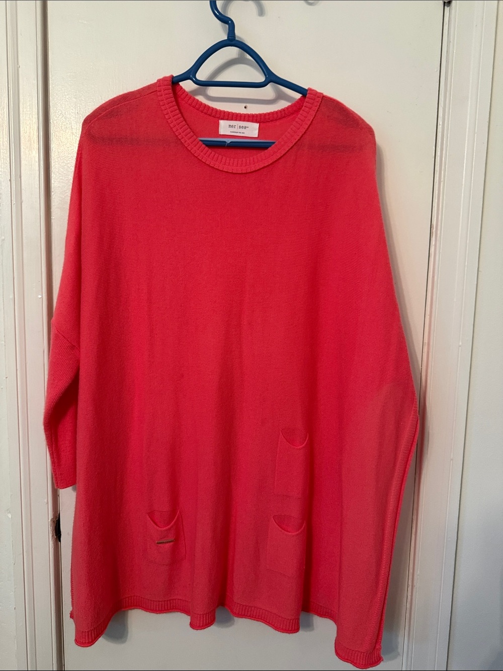Mersea Women’s Catalina Tunic Sweater in Coral